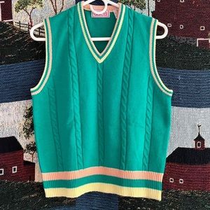 Vintage 80s tennis vest